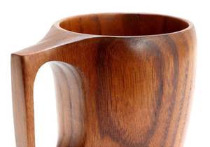 Tasse en bois artisanale, tasse à whisky japonaise, bois naturel, tasse en bois poli - Product Image 6