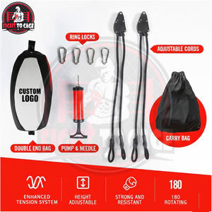 Nouveauté, best-seller, sacs de frappe à double extrémité en cuir durable de qualité compétition avec logo personnalisé pour la salle de sport à domicile - Product Image 4