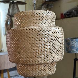 KAMRAN - Pantallas de Lámparas Colgantes de Bambú Hechas a Mano, Ecológicas, Decoración Navideña, Lámpara Colgante de Techo de la India - Product Image 3