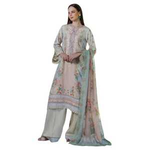 Robes de printemps de haute qualité pour femmes, ensembles 2 et 3 pièces, robes en tissu lawn, grandes tailles, tenues décontractées, autres robes, style pakistanais et punjabi pour femmes - Product Image 1