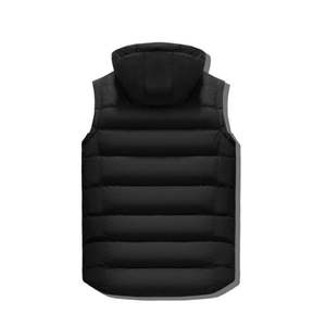 Servicio OEM, Chaleco Acolchado Informal Personalizado para Hombre, Negro, de Mezclilla, Transpirable, Ecológico, de Alta Calidad, Cortavientos, con Cierre, Tallas Grandes - Product Image 5