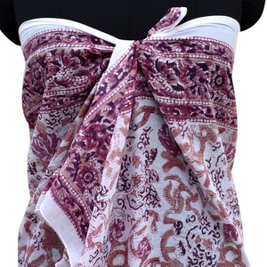 Cotton Multicolour Extra-Long Sarong Scarf Fashion Beach <b>Wrap</b> Lightweight Summer <b>Shawl</b> Holiday Cover-Up & Multi-Purpose Bohemian - Product Image 2