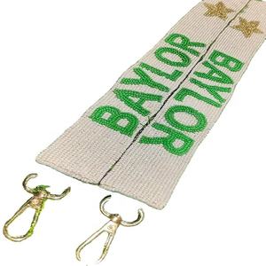 Correa de Bolso Artesanal Rectangular Estilo Deportivo con Cuentas de Vidrio y Algodón Baylor, ZONA DE ARTE CREATIVO ST-PS127 - Product Image 1