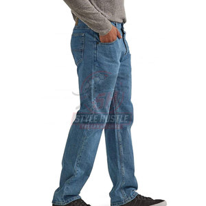 Pantalones de hombre transpirables de diseño personalizado, pantalones vaqueros holgados para hombre con diseño único, los más vendidos, al por mayor - Product Image 3