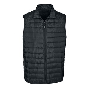 Gilet sans manches pour homme, entièrement zippé, pour l'hiver, style décontracté, avec col haut et doublure intérieure douce. - Product Image 6