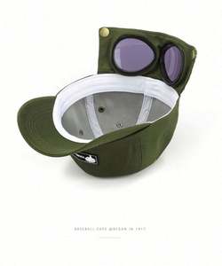 Gorra de Béisbol Decorativa Estilo Piloto Deportivo con Tela Común para Adultos Unisex - Product Image 5