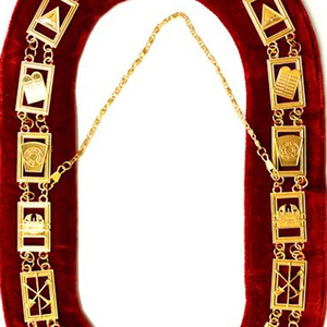 Collier de Régalia Maçonnique en Métal Doré de Qualité Supérieure, Chaînes de Régalia Maçonniques, Vente en Gros de Chaînes de Régalia, Service OEM - Product Image 3