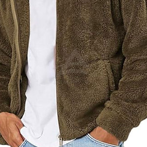 2026 New Arrival Custom Color <b>Men</b> <b>Fleece</b> <b>Jacket</b> Oversize High Quality Best Selling <b>Men</b> Winter <b>Jacket</b> - Product Image 6