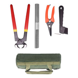 ชุดเครื่องมือช่างเกือกม้ามืออาชีพสำหรับดูแลกีบม้า อุปกรณ์สัตวแพทย์สำหรับตัดแต่งกีบม้า ชุด 9 ชิ้น - Product Image 6