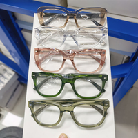 Monture Optique Épaisse en Acétate Légère et Confortable Style Vintage – Lunettes de Vue Tendance – En Stock – Offre Spéciale