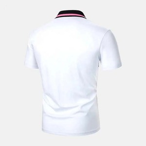 เสื้อโปโลลายทางผู้ชาย ขายส่ง เสื้อกอล์ฟ คอปกพับได้ เสื้อเทนนิสชาย - Product Image 2