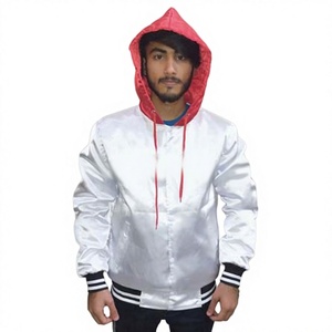 Patchs brodés personnalisés, broderie vintage 3D, veste varsity en satin, haute qualité, 100% polyester, séchage rapide, personnalisable pour homme - Product Image 1