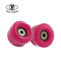 Roues de scooter en PU durables de 65 mm x 35 mm, roues de remplacement pour accessoires de scooter, enfants et adultes