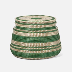Vietrustic Buyer Favorite Eco-Friendly Rustic Seagrass <b>Woven</b> <b>Basket</b> Handmade Home Storage Organizer for <b>Laundry</b> Storage OEM - Product Image 5