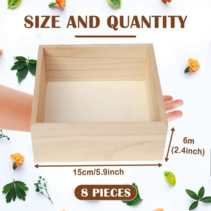 Boîte de rangement en bois artisanale pour la décoration de la maison, les objets d'art et le bureau - Product Image 4