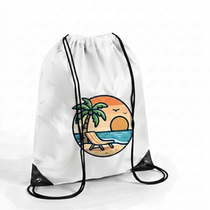OEM Service High Quality Eco-Friendly Canvas Drawstring Bag Customized Logo New Arrival <b>Cheap</b> Price Outdoor Daily Use <b>Backpack</b> - Product Image 3