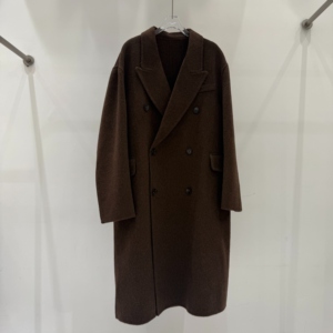 <b>Men's</b> Classic Double Breasted <b>Long</b> Woolen Overcoat Lapel Collar Thickened Loose Multi-Pocket 2026 New Style Trendy <b>Coats</b> - Product Image 6