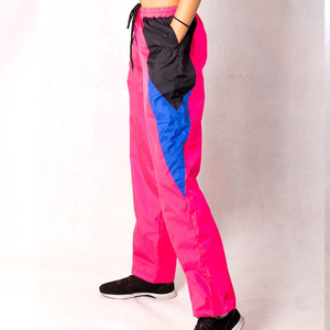 Wholesale Streetwear <b>Drawstring</b> Waist Flare Windbreaker <b>Trouser</b> For Women High Quality Solid Color Waterproof Soft Shell Pant - Product Image 2