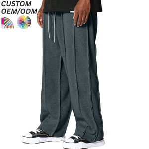 Pantalones Chinos Casuales Transpirables con Cordón y Estampado para Hombre, Tallas Grandes, Pantalones de Negocios de Algodón, Logotipo Personalizado, Soporte OEM ODM - Product Image 4