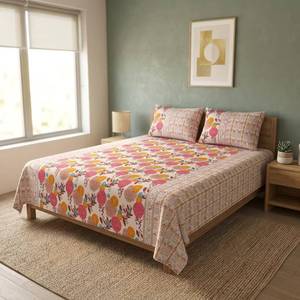 Ensemble de literie en coton imprimé pour l'exportation en gros, respirant toutes saisons, drap et taie d'oreiller pour usage domestique toute saison - Product Image 5
