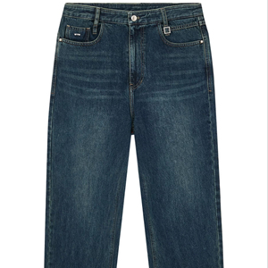 Nouveau pantalon en jean délavé pour homme, 100 % coton, écologique, imperméable, léger, très tendance pour l'hiver - Product Image 3