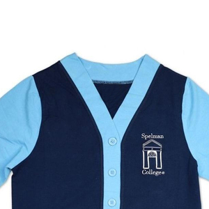 เสื้อคาร์ดิแกนถักปักลายตัวอักษรภาษากรีกแบบกำหนดเอง สีสันสดใส สวมใส่สบาย เหมาะสำหรับชมรมนักศึกษา ระบายอากาศได้ดี สำหรับฤดูหนาว สไตล์มหาวิทยาลัย - Product Image 2