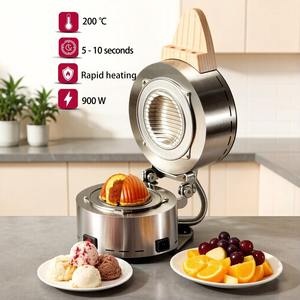 Máquina de hamburguesas de prensado en caliente Miles, otras máquinas de aperitivos, máquina de sándwich de helado de pan <span class=keywords><strong>brioche</strong></span> italiano, máquina de Panini de helado fresco - Product Image 6