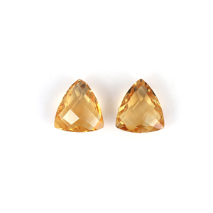 Citrino color amarillo mantequilla mosca fantasía concav piedras preciosas sueltas semipreciosas de alta calidad para la fabricación de joyas anillo pendiente - Product Image 1