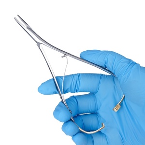Porta Agujas de Microcirugía Castroviejo, Recto y Curvo, 5.51 Pulgadas, Instrumentos Médicos para Sutura Quirúrgica - Product Image 2