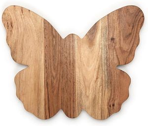 เขียงไม้ทำมือรูปผีเสื้อสำหรับเสิร์ฟอาหารว่างและชีส - Product Image 3