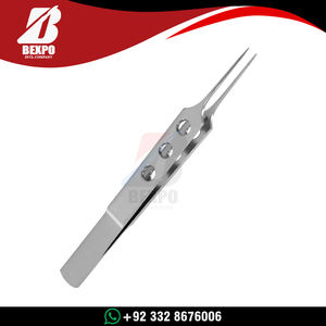 Pinzas Oftálmicas Quirúrgicas de Acero Inoxidable para Manipulación de Tejidos con Precisión, Herramienta de Microcirugía Reutilizable - Product Image 3