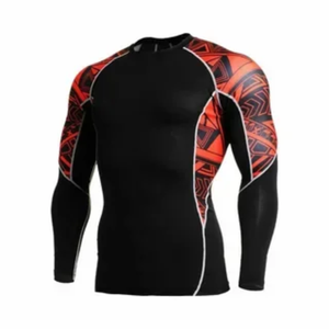 เสื้อรัดกล้ามเนื้อสำหรับฝึกซ้อม MMA BJJ ยิมนาสติกต่อสู้ แห้งเร็ว เหมาะสำหรับออกกำลังกายและเล่นกีฬา - Product Image 6