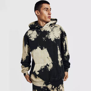 Sudadera con Capucha de Felpa Suave para Hombre, de Alta Calidad, con Logotipo Personalizado, 100% Algodón, Estilo Holgado, Transpirable, con Efecto Desgastado por el Sol, para Otoño - Product Image 4