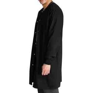 Bata de Laboratorio Blanca para Hombre, Estilo Largo, Uniforme Médico de Manga Larga de Primera Calidad con Múltiples Bolsillos, Profesional para Hospital y Laboratorio - Product Image 6