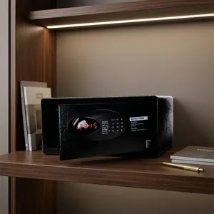 Caja Fuerte Digital Automática Marca TESX, Tamaño para Laptop, Cerradura Electrónica con Teclado, Sistema de Bloqueo Motorizado, Funciona con Batería, para Hoteles - Product Image 2