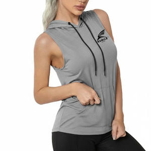 Sudadera con Capucha sin Mangas Personalizada al por Mayor de Alta Calidad para Hombre, con Estampado Multicolor, Talla XS, Básica, Mezcla de Algodón - Product Image 1