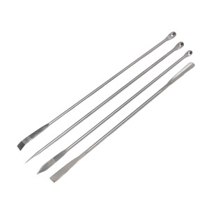 Juego de espátulas de laboratorio, microcuchara de acero inoxidable 304 para mezclar, 4 Uds. - Product Image 1