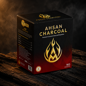 100 % Natural Coconut Charcoal Briquette for Shisha and <b>Hookah</b> with Premium Quality in Cube Shape Long Lasting Burn - Product Image 1