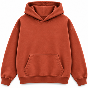 Sweat-shirt à capuche coupe classique pour homme, couleur unie, 100% coton molletonné, design décontracté avec poche, écologique, respirant, séchage rapide, 500g - Product Image 2
