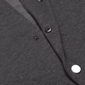 Veste de baseball pour homme, style universitaire, avec empiècements contrastés, design personnalisé, impression sur mesure - Product Image 4