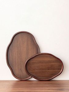 Bandeja de Madera India de Alta Gama para Servir, Diseño Rectangular Simple, Ideal para Sándwiches y Otros Platos, Popular como Regalo - Product Image 3