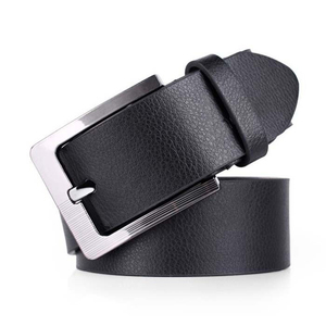 Cinturón Casual de Cuero Genuino para Hombre, con Hebilla de Acero, Ligero y Transpirable, Venta al Por Mayor OEM - Product Image 3