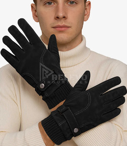 Gants de moto en cuir de vachette robuste avec protection renforcée pour les jointures, idéaux pour la course – Vente en gros à bas prix - Product Image 2