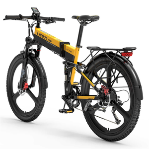 Vélo électrique pliable XT750 Sports le plus vendu Blanc/Jaune Produit en prévente UE Nouveauté décembre 2023 - Product Image 1