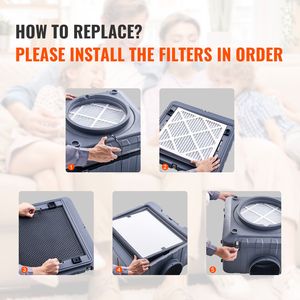 Filtro Aria HEPA di Ricambio ad Alta Efficienza 16 x 19 Pollici Stage 3 Compatibile con BlueDri Scrubber - Ricambi per Attrezzature di Purificazione dell'Aria - Product Image 5