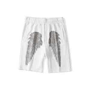 Shorts de course et de sport pour hommes en coton Oxford 100% anti-UV, séchage rapide, respirants, avec cordon de serrage à la taille, écologiques, logo personnalisé - Product Image 5