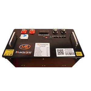 Batterie au lithium 48V avec BMS Bluetooth, capacité 120AH, 6000 cycles de vie, écran LCD, design compact - Product Image 3