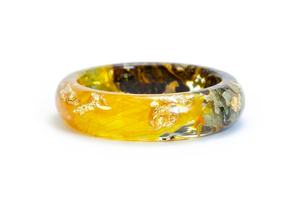 Bague géométrique chrétienne en résine faite à la main Premium MN EXPORTS, bijou élégant et tendance, ajustable, design unique, cadeau - Product Image 6
