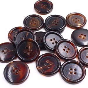 Boutons en agate naturelle de qualité supérieure, en corne de buffle, style animal sculpté, avec fonction imperméable - Product Image 1