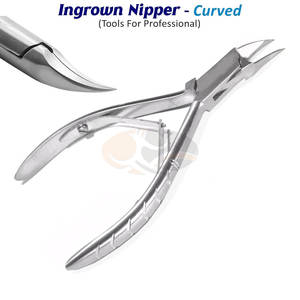 Coupe-ongles pour bébé à pointe incurvée, pour ongles épais, poignée ergonomique antidérapante, verrou de sécurité, acier inoxydable robuste, mâchoire large - Product Image 6